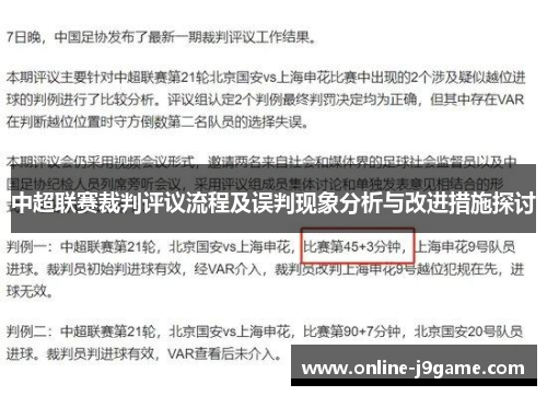 中超联赛裁判评议流程及误判现象分析与改进措施探讨 中超联赛裁判评议流程及误判现象分析与改进措施探讨